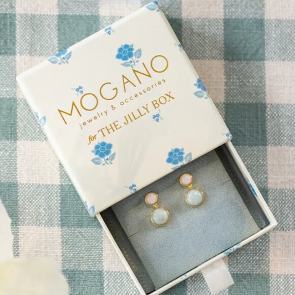 MOGANO x Jilly Box - Jade Jilly Studs - Picture 1 of 4